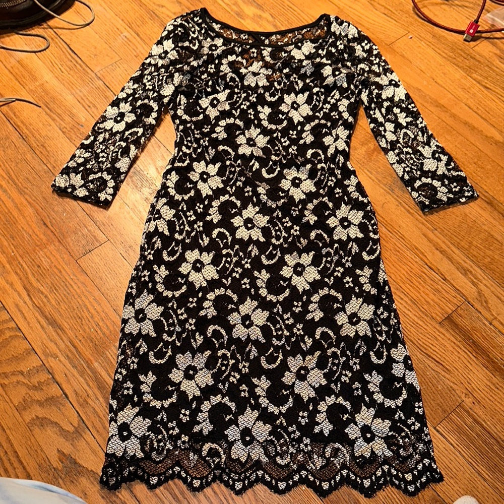 Formal half cut sleeves dress